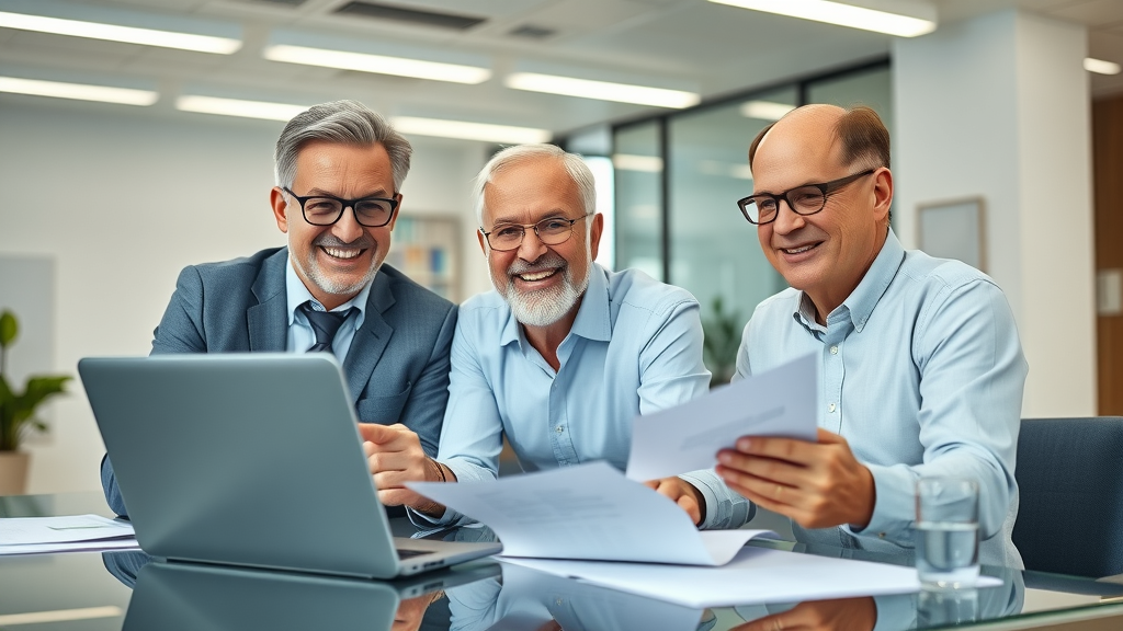financial advisor guiding seniors through final expense planning