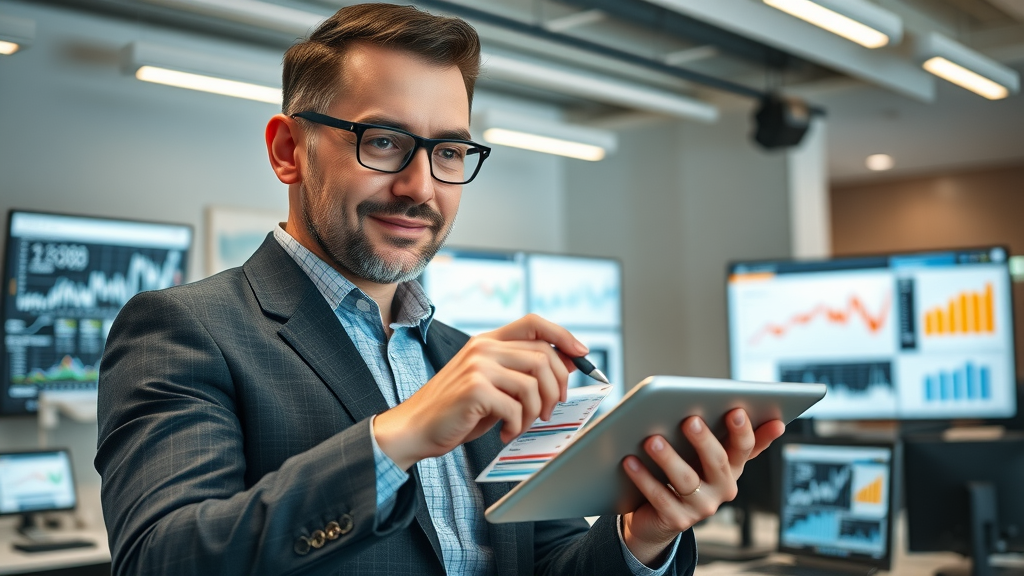 diverse retirement accounts, professional mapping account strategies on digital tablet for retirement planning