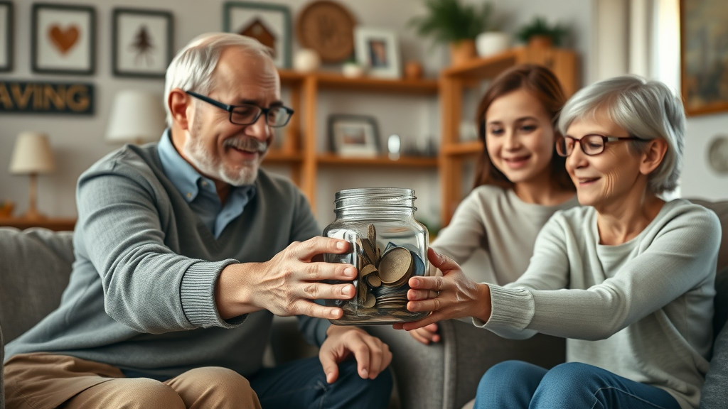 family financial strength determined multi-generational family savings jar generational wealth