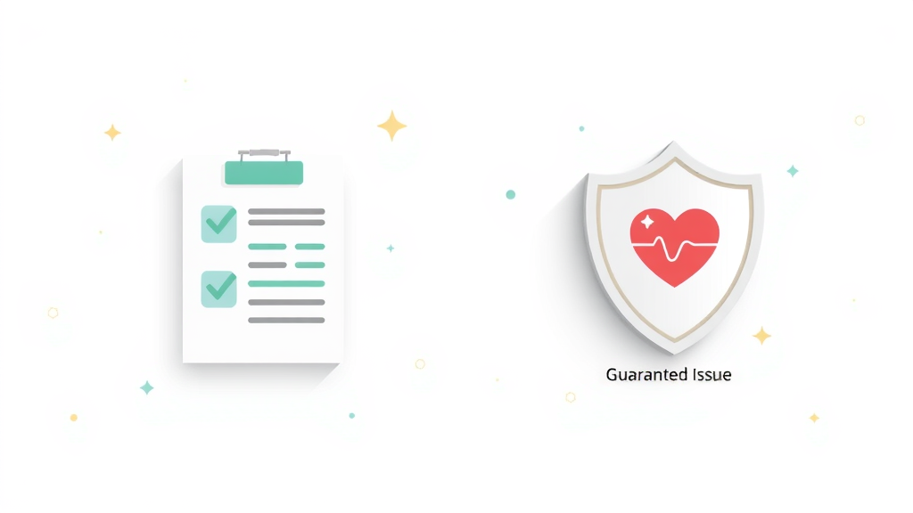 Infographic contrasting simplified issue and guaranteed issue final expense insurance