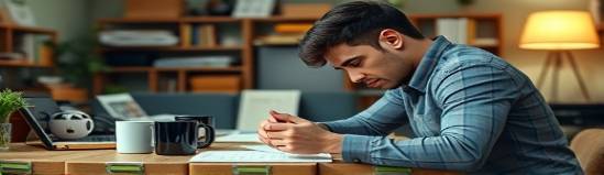 organized final planning, decisive, checking tasks off a list, photorealistic, cluttered workspace with coffee mugs and sticky notes, highly detailed, nervous tension in the air, warm ambient light, shot with a 35mm lens.